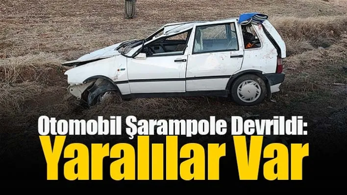 Otomobil Şarampole Devrildi: Yaralılar Var