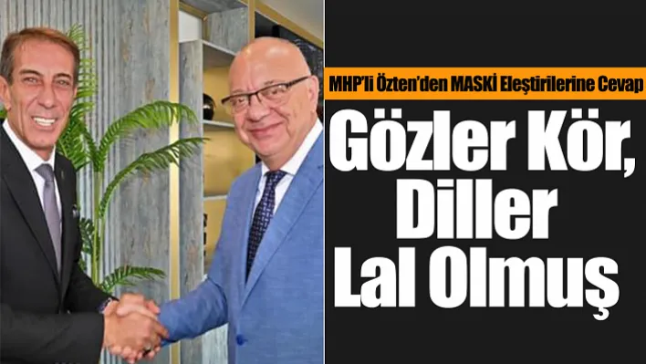 Şener Özten: Gözler Kör, Diller Lal Olmuş