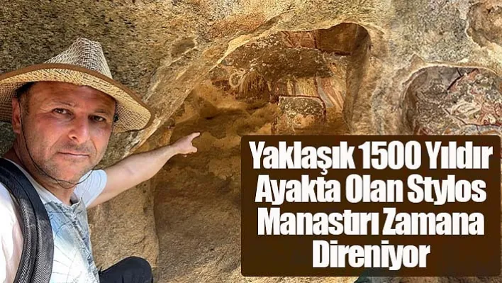 Tarihi manastırdaki resimler ve işaretler ilk günkü özelliğini koruyor