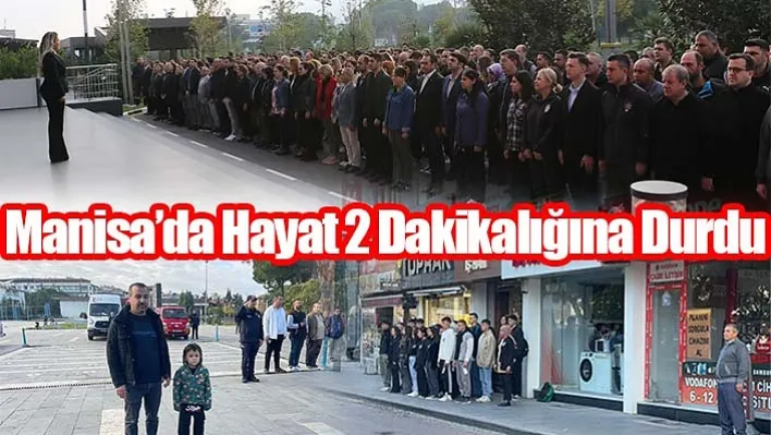 Manisa'da hayat 2 dakikalığına durdu