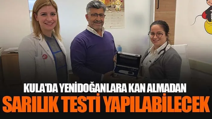 Cemar'dan Kula Devlet Hastanesine tıbbi cihaz desteği