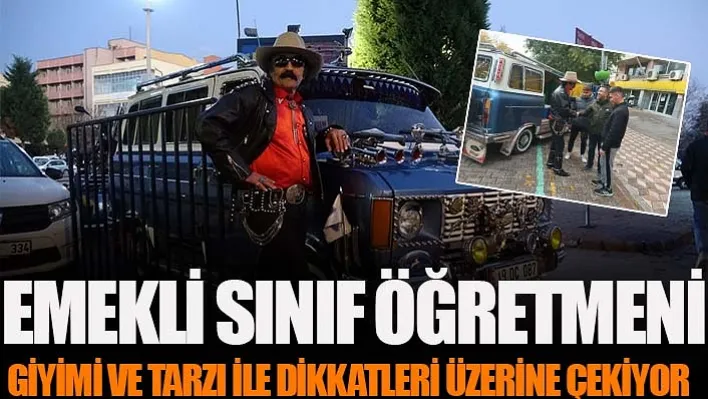 Emekli Sınıf Öğretmeni Giyimi Ve Tarzı İle Dikkatleri Üzerine Çekiyor