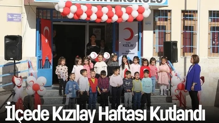 İlçede Kızılay haftası kutlandı