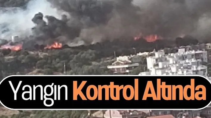 İzmir'de Ormanlık Alandaki Yangın Kontrol Altında