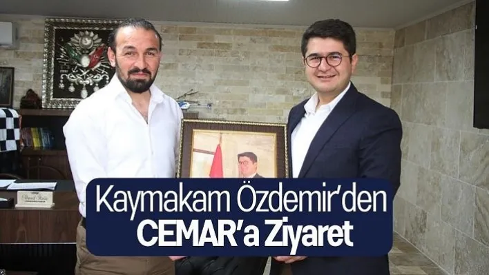 Kaymakam Özdemir'e özel hediyeler