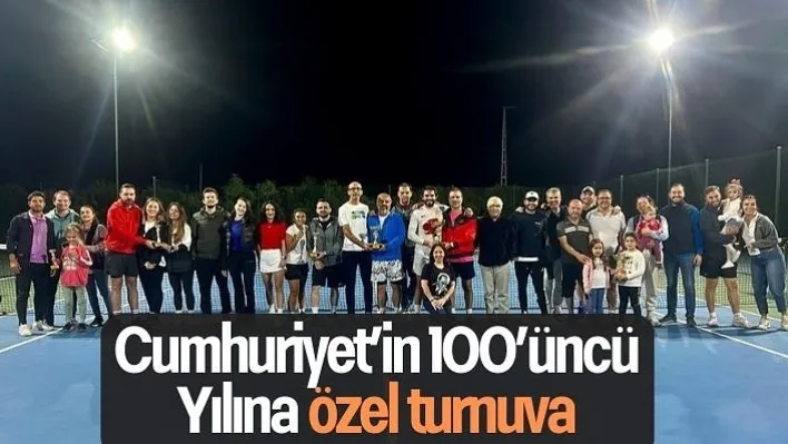 Manisa'da Cumhuriyet'in 100'üncü yılına özel turnuva