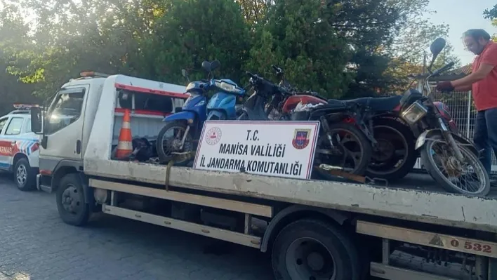 Manisa'da motosikletlere yönelik trafik denetimi