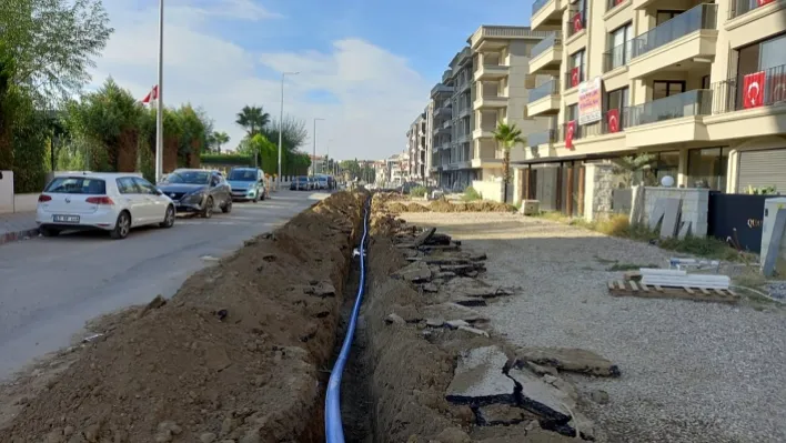 Manisa'da yeni yerleşim alanına içme suyu hattı