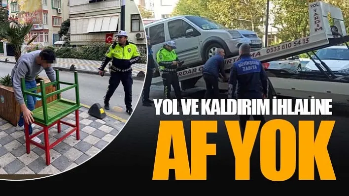 Manisa'da Yol ve kaldırım ihlaline af yok