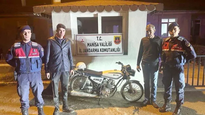 Manisa'da çalıntı motosiklet terk edilmiş halde bulundu