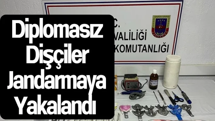 Manisa'da Diplomasız Dişçiler Jandarmaya Yakalandı