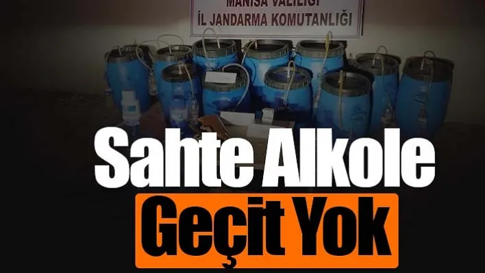 Manisa'da Sahte Alkole Geçit Yok