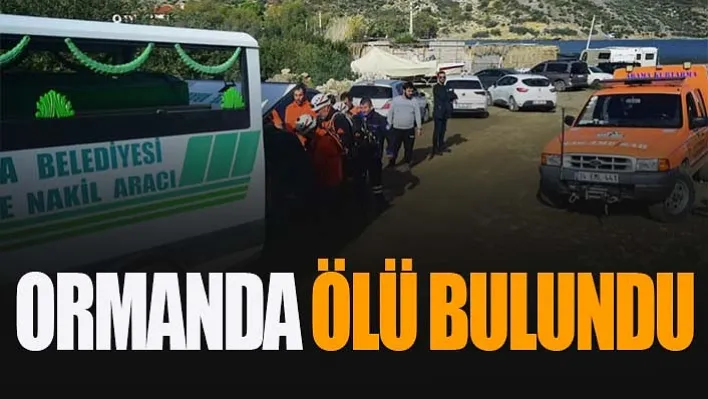 Ormanda Ölü Bulundu