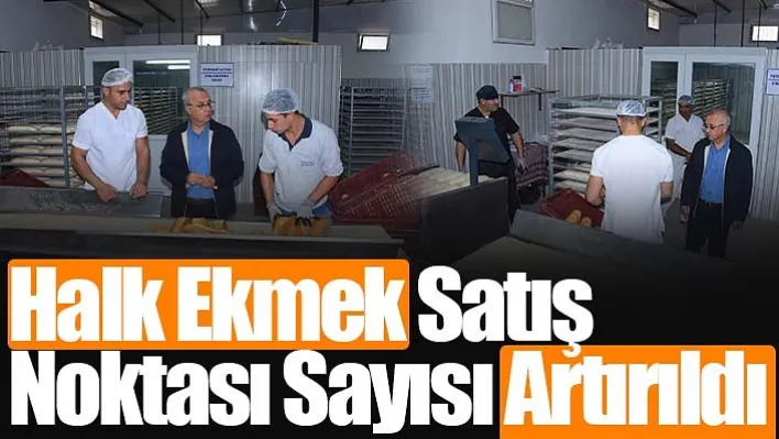 Salihli'de halk ekmek satış noktası sayısı artırıldı