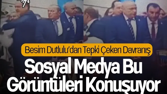 Sosyal Medya Bu Görüntüleri Konuşuyor: Besim Dutlulu'dan tepki çeken davranış!