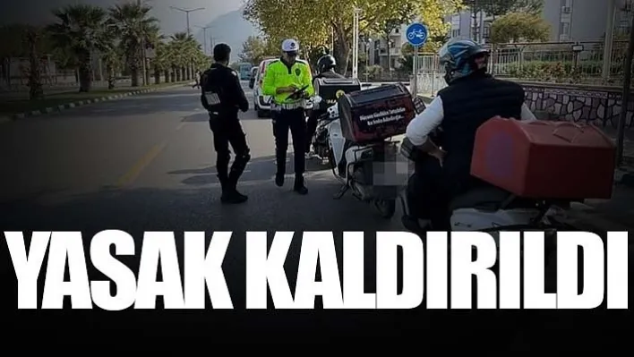 Trafiğe Çıkma Yasağı Kaldırıldı