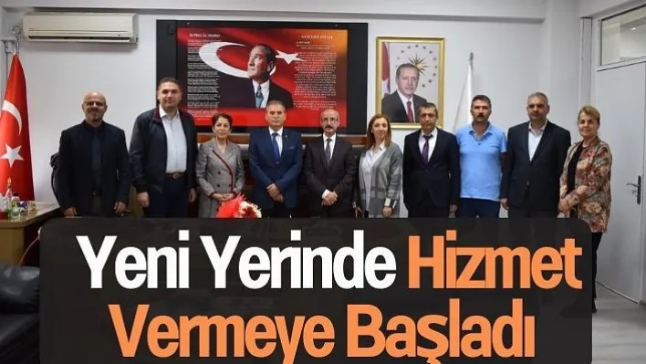 Yunusemre İlçe Milli Eğitim Müdürlüğü yeni yerinde hizmet vermeye başladı