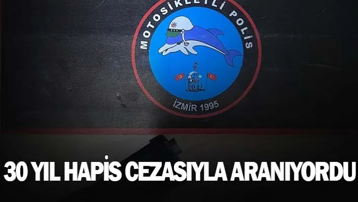 Adana'da 30 yıl hapis cezasıyla aranan hırsız, İzmir Yunusları'na yakalandı