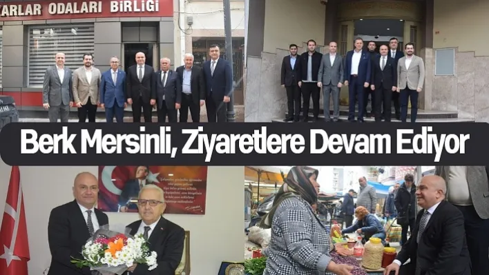 AK Parti Yunusemre Belediye Başkan Aday Adayı Mersinli, Ziyaretlere Devam Ediyor