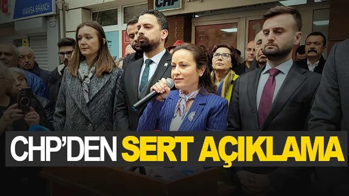 CHP'den sert açıklama