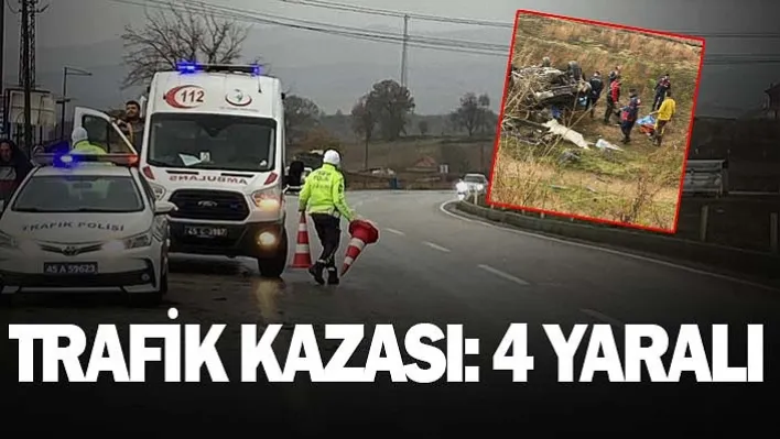 İlçede trafik kazası: 4 yaralı