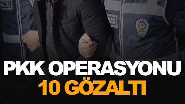 İzmir'de PKK operasyonu: 10 gözaltı