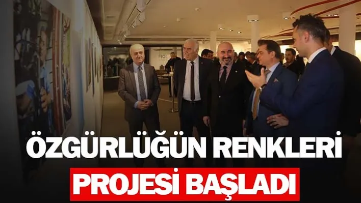 Manisa'da Özgürlüğün Renkleri Projesi Başladı