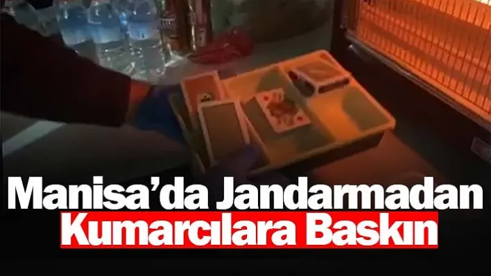 Manisa'da Jandarmadan Kumarcılara Baskın