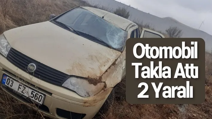 Otomobil Takla Attı: 2 Yaralı