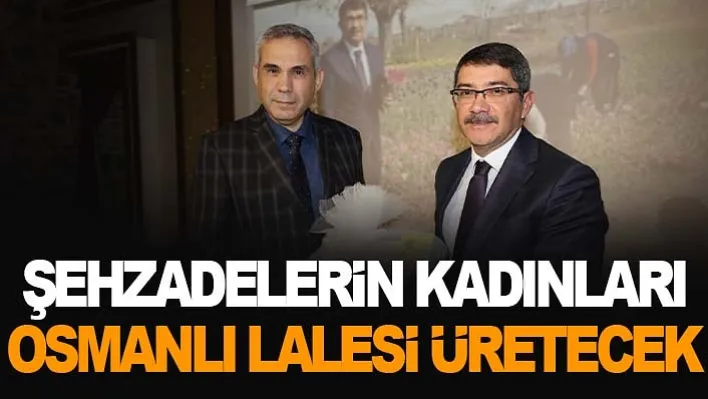 Şehzadelerin Kadınları Osmanlı Lalesi Üretecek