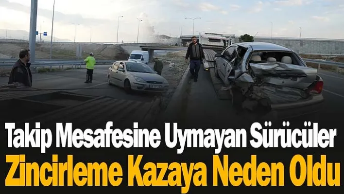 Takip Mesafesine Uymayan Sürücüler Zincirleme Kazaya Neden Oldu