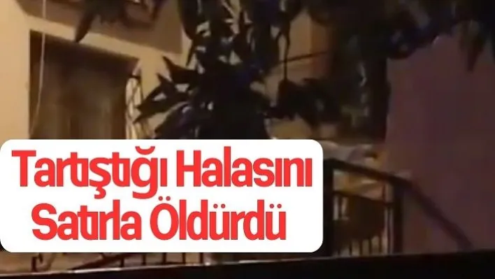 Tartıştığı halasını satırla öldürdü, babaannesini yaraladı, intihara teşebbüs etti