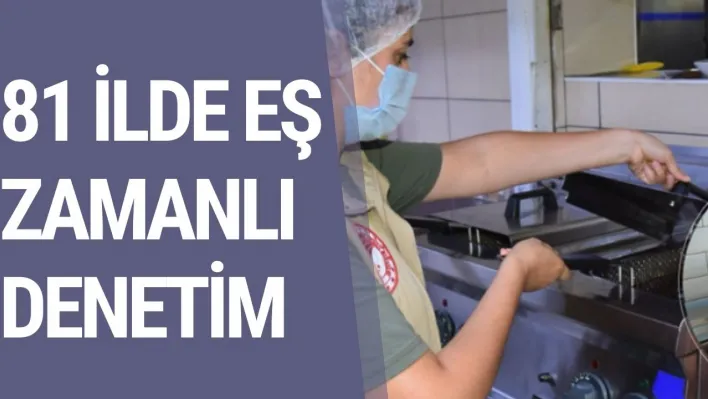 81 İlde Eş Zamanlı Denetim