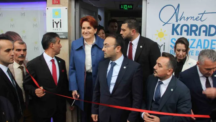 Akşener: 'Seçimlere iyi ki de hür ve müstakil olarak bu seçime giriyoruz'