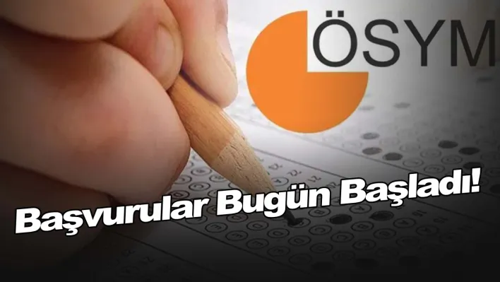 Başvurular Bugün Başladı!