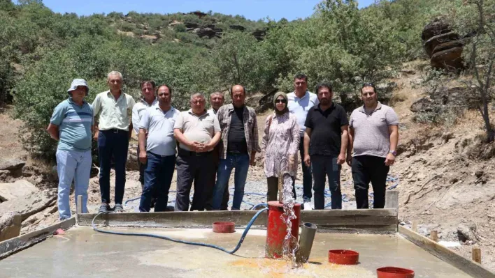 Battalmustafa'da yeni sondaj açıldı, yeterli suya ulaşıldı