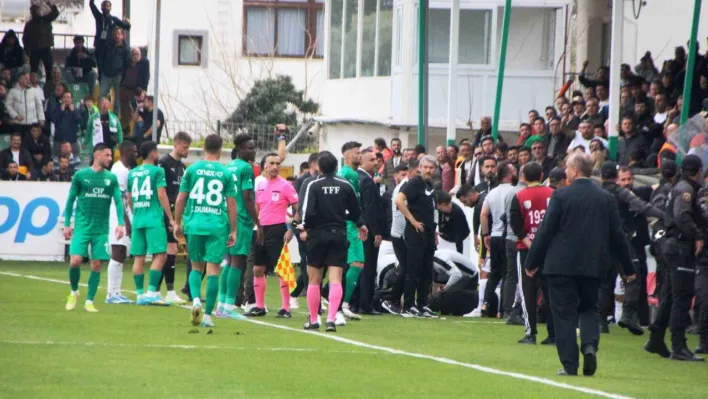 Bodrum'da gergin maç