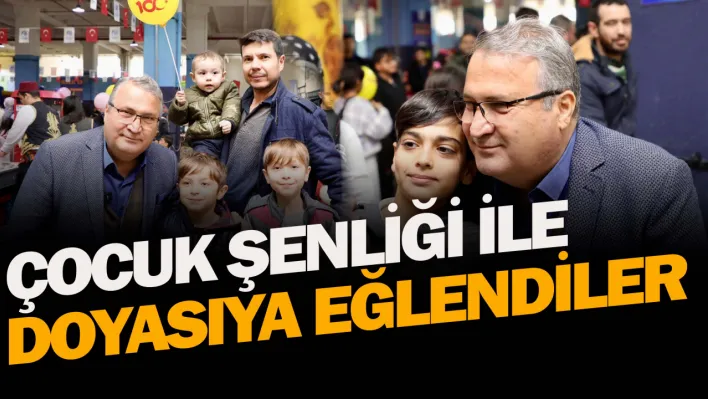 Çocuk Şenliği İle Doyasıya Eğlendiler