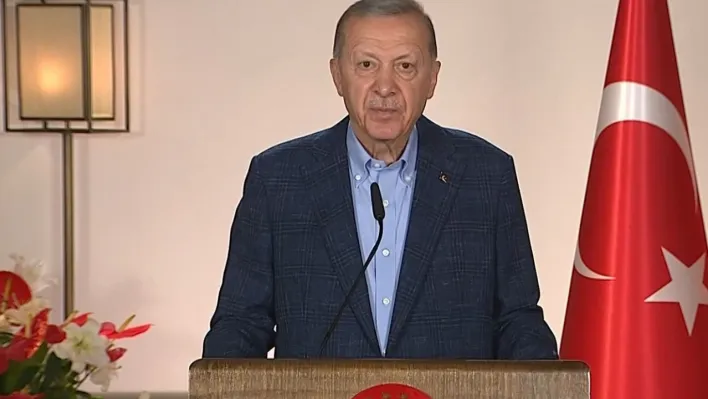 Cumhurbaşkanı Erdoğan: Türkiye, seçimler sebebiyle oluşan gerilimli atmosferi süratle geride bırakmalı