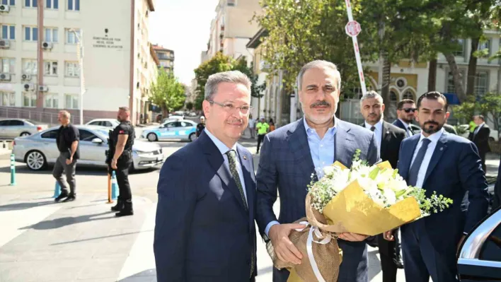 Dışişleri Bakanı Hakan Fidan Manisa'da