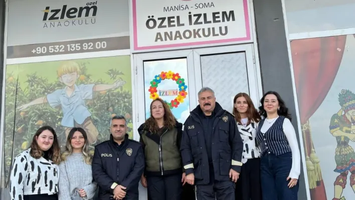 Emniyet Müdürü Aktaş'tan Soma'da anaokulu ziyareti