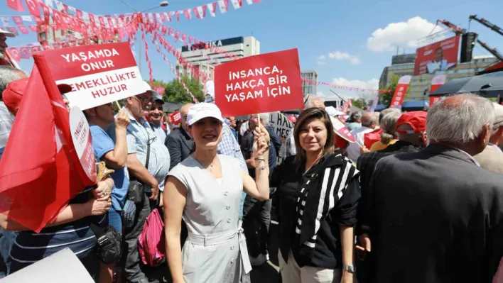 Filiz Başkan, emekliler için Ankara'da