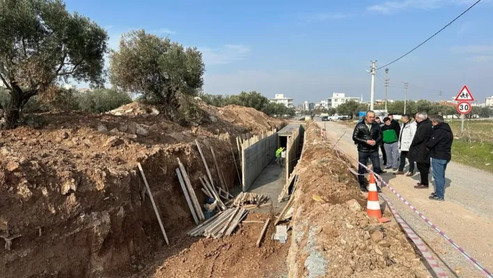 Hacıishak Mahallesi'nde taşkın sorunu kökten çözüme kavuşuyor