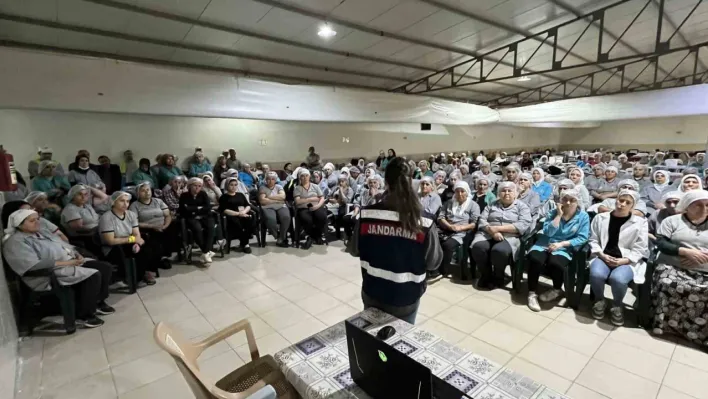 İncir fabrikasında 'madde bağımlılığı' eğitimi