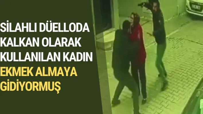 İzmir'deki silahlı düelloda kalkan olarak kullanılan kadın ekmek almaya gidiyormuş