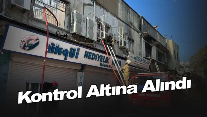 İzmir Kemeraltı Çarşısı'nda çıkan yangın kontrol altına alındı