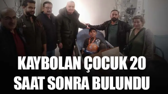 Kemalpaşa'da hayvan otlatırken kaybolan çocuk bulundu