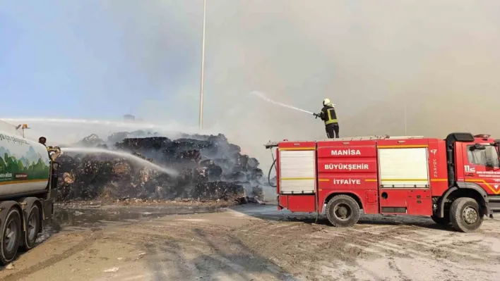 Manisa Büyükşehir İtfaiyesi'nden Aydın ekiplerine destek