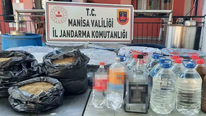 Manisa'da 600 litre sahte içki ele geçirildi