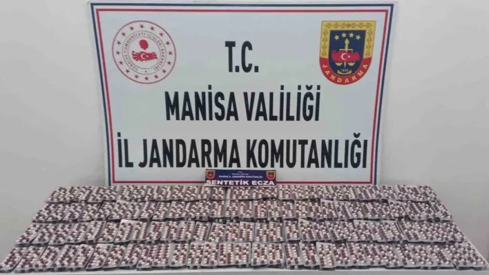 Manisa'da binlerce sentetik ecza hapı ele geçirildi